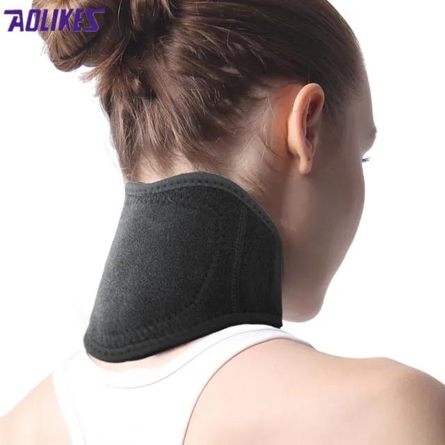 AOLIKES Collar Neck Protect Belt Cervical Vertebra Neck Fitted Set