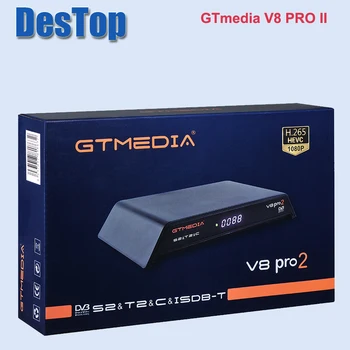 

sent from Spain stock Gtmedia V8 pro2 1pc H.265 Full DVB-S2 DVB-T2 DVB-C Satellite Receiver set top box