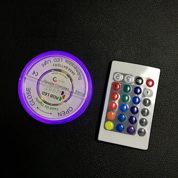 

Remote Hookah LED Waterproof Colorful Underwater Lamp Light Creative Remote Control Diving Light Shisha Hookah Accessories