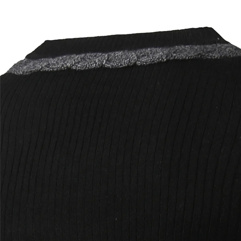 Мужские вязаные черные свитера мужской пуловер с длинными рукавами трикотажное пальто Повседневный тонкий свитер Мужская одежда 019