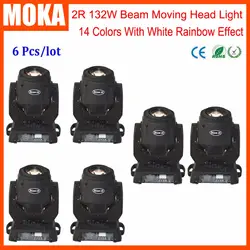 6 шт./партия фантастические продукты мини 2R Moving Head проектор диско DJ Свет этапа для Свадебного Шоу