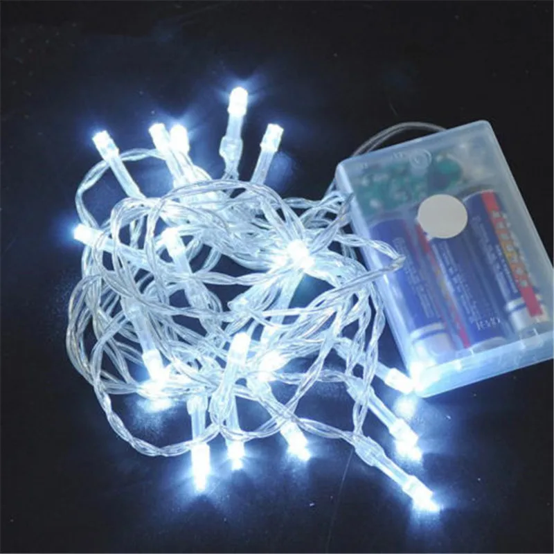 20M 10M 5M 2M LED String Lights 3*AA Battery Operated Waterproof Fairy LED Christmas Lights For Holiday Party Wedding Decoration 20M 10M 5M 2M LED String Lights 3*AA Battery Operated Waterproof Fairy LED Christmas Lights For Holiday Party Wedding Decoration