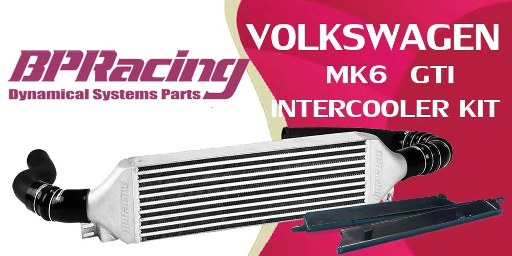 ด้านหน้า Turbo Intercooler สำหรับ VW MK6 Golf GTI Scirocco 2.0TSI /EOS