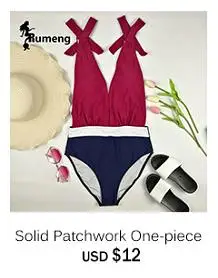 Solid Patchwork One-piece 12-R205