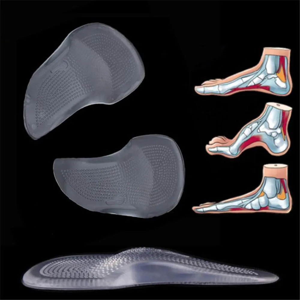 Useful Orthotic 3//4 Arch Support Pad Comfortable Shoes Insoles Inserts Flat Foot