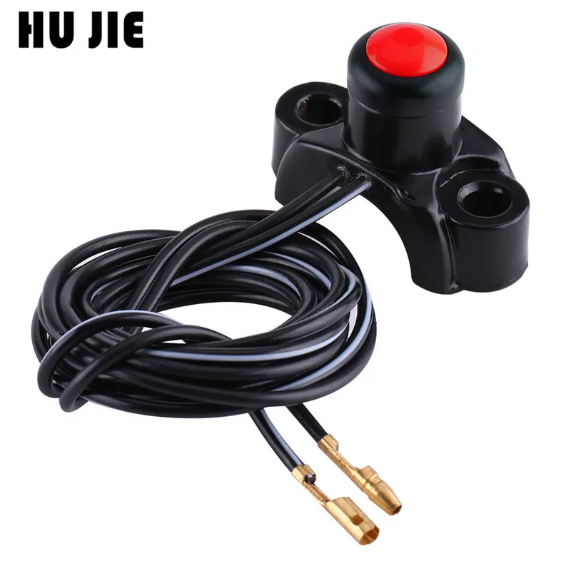 

Motorcycle 7/8" Handlebar Control Switch Horn Turn Signal Headlight Fog Lamp Electric Start Switch Connector Push Button Switch