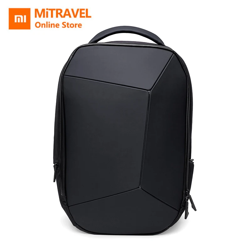 Buy  Xiaomi Geek Backpack Waterproof 15.6 inch laptop Zipper Design Bags Business Geometric Splicing Tra