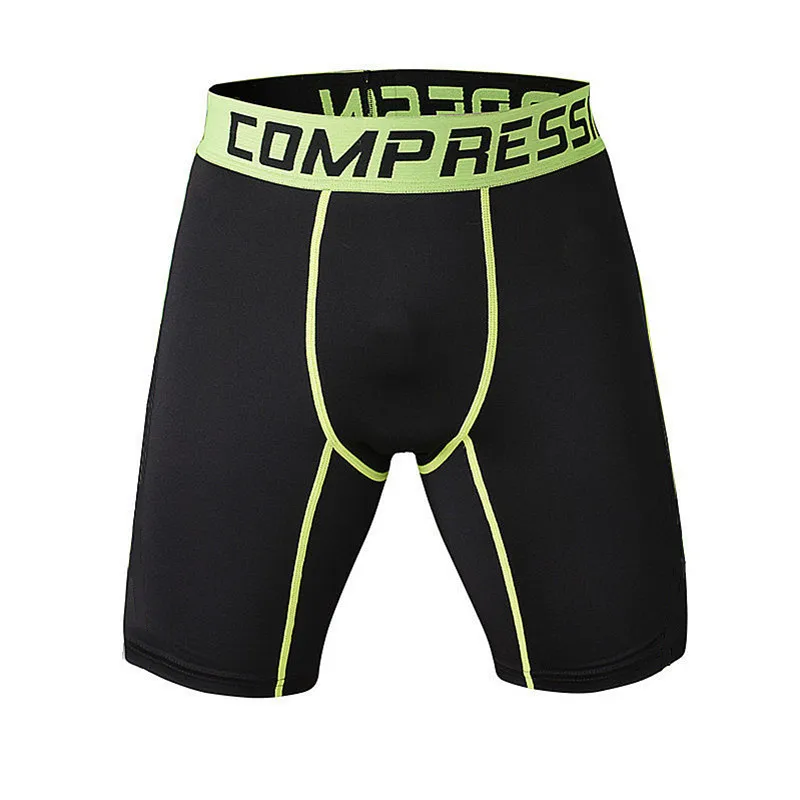 

Men's Line Grid Print Quick Dry Gym Training Tight Shorts Running Football Sport Fitness Exercise Short Pants Dropshipping
