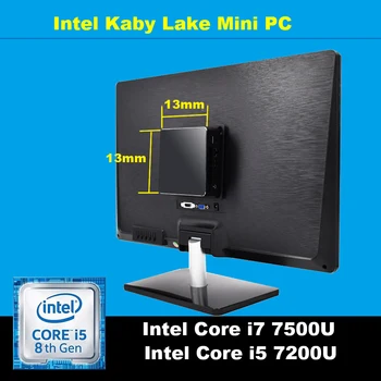 

Portable Computer Intel Core i7 7500U Win10 Linux Mini pc i5 7200U with Fan Wifi VGA HD 1080P Smart Nettop core i3 i5 Micro pc
