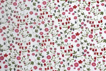 

Small floral soft vintage fabric Retro style fabric Calico Printed cotton fabric for DIY Bag cloth dress 1order=1meter