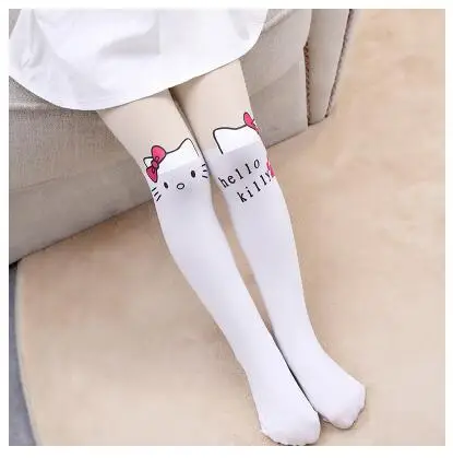 Girl Tights 10 Сезон весна-осень; летние детские колготки; комбинированные поддельные колготки; бархатные колготки; чулки - Цвет: Girl Tights 10