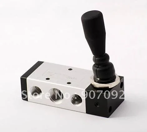 

Free Shipping Two Position Five Way Air Hand Operated Lever Valve G1/2'' With Lock Type 4H410-15L Manual Control 5pcs In Lot