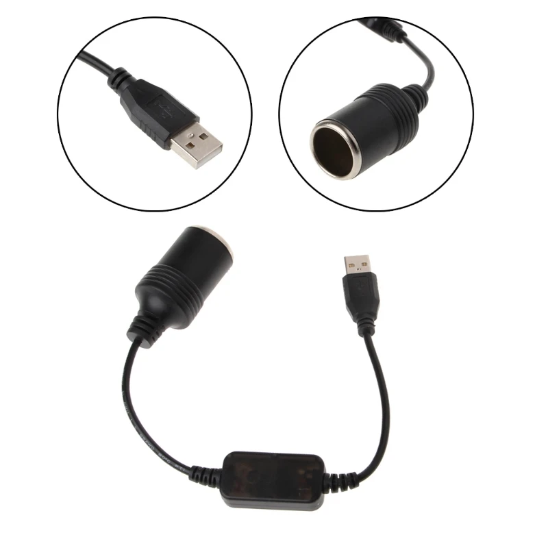 Адаптер питания проводной контроллер usb порт в 12 В розетка для автомобильного