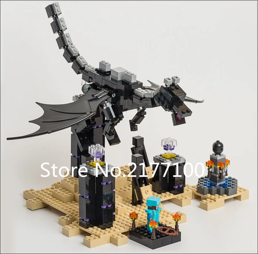 

NEW 10178 my world series The Ender Dragon model Building Blocks set compatible With 21117 Classic education toys for children