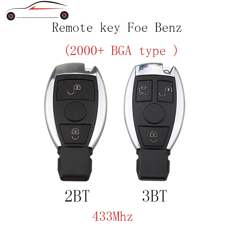 GORBIN 2 3 кнопки 433Mhz Интеллектуальный Автомобильный ключ дистанционного управления для Mercedes Benz поддерживает NEC и BGA тип автомобильный пульт дистанционного управления Год 2000
