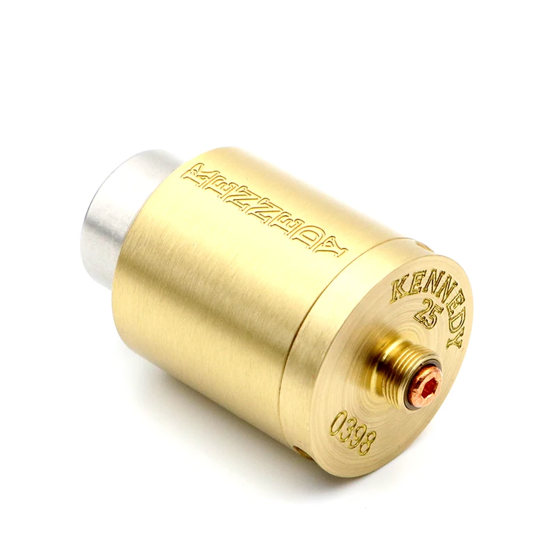 Rebuildable атомайзер Volcanee Kennedy 25 RDA металлический капельный наконечник с широким