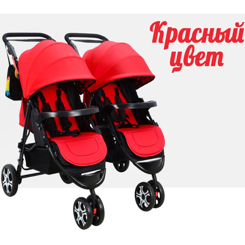 

Twin strollers, can be used separately, lightweight and easy to carry, free shipping