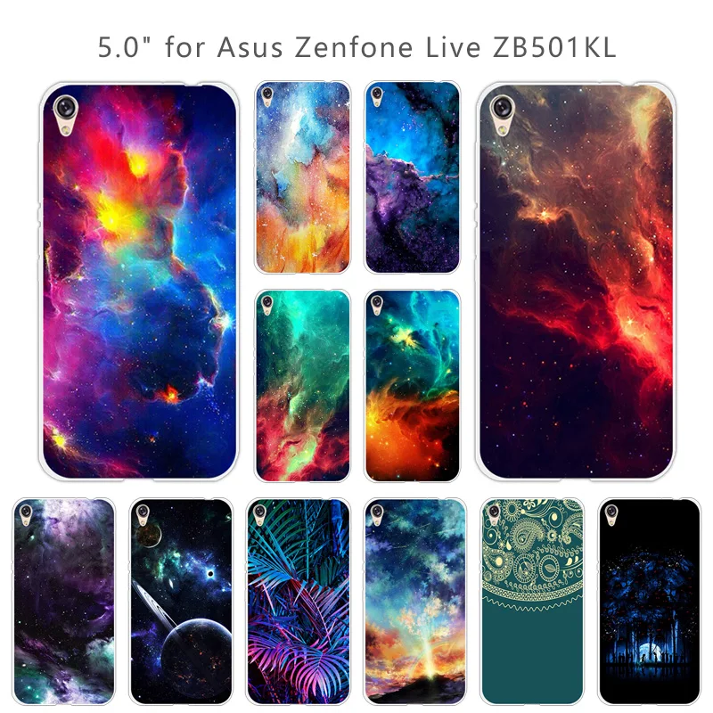 Роскошный мягкий силиконовый чехол для Asus Zenfone live ZB501KL Чехол Для Live zb510 |