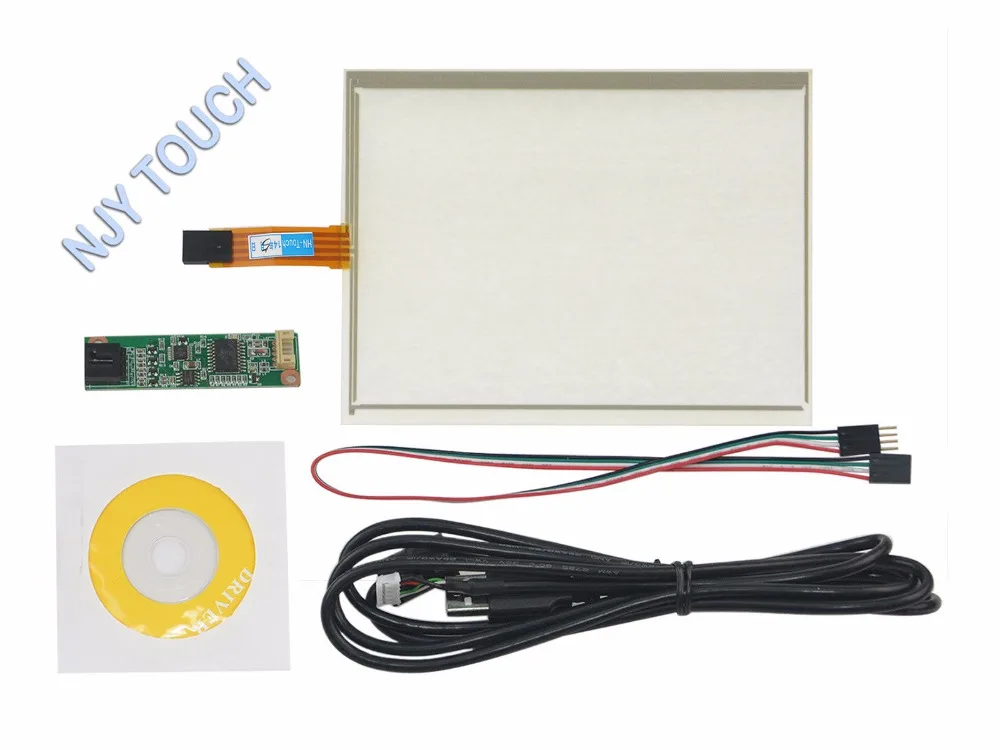 

6.5inch 4 Wire Resistive Touch Screen 143x117mm with USB Controller kit for G065VN01 V2 Panel
