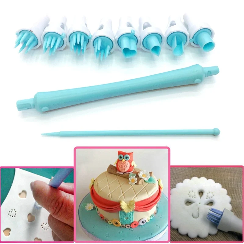 

Flower Fondant Cake Decorating Set Icing Cutter Mold Mould Sugar Cookie Cutter Paste Fondant Molds Cake Decor
