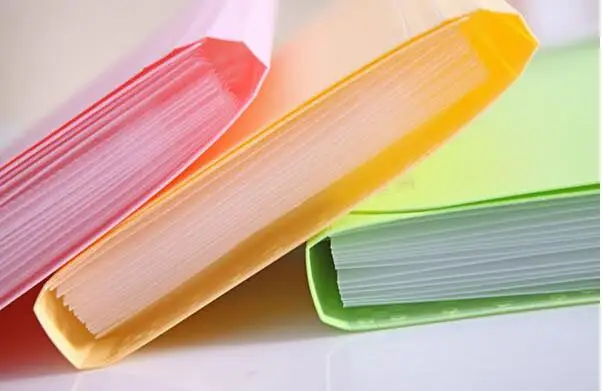 1 шт. Пластиковая Сумка для документов ярких цветов папка для документов расширяющаяся маленькая папка для бумажников