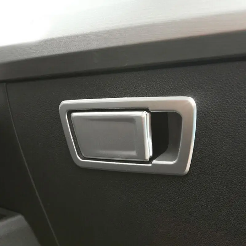 

For Proton X70 2018 2019 ABS Plastic Chrome Accessories Car copilot glove Box handle bowl frame Panel Cover Trim Car Styling