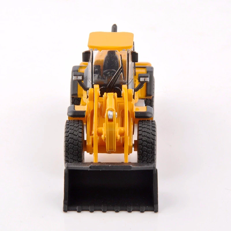 Коллекция литая под давлением модель автомобиля DM 1: 87 масштабный конструктор JCB 456 ZX колесный погрузчик 1/87 масштабная модель строительного автомобиля детские игрушки