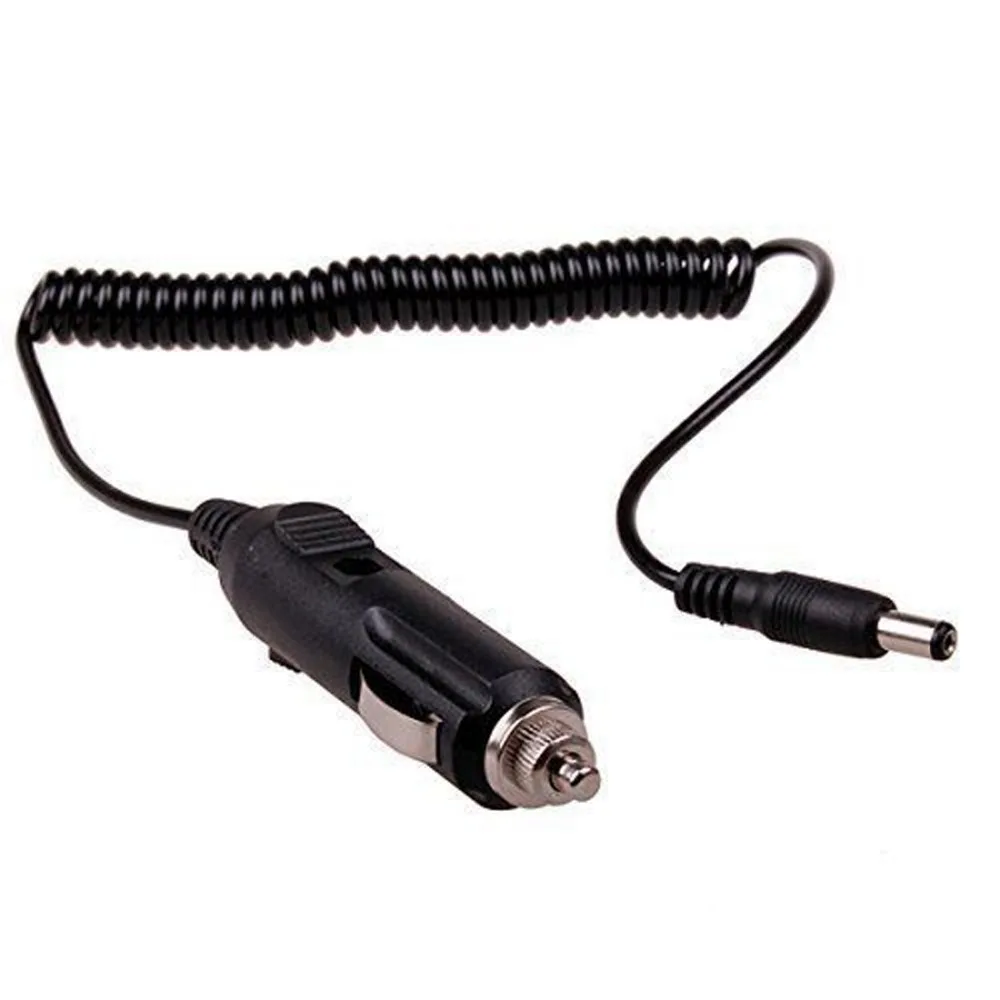 

Eonvic 12V / 24V DC Round Plug Black Coil Cord Power Car adapter adapto Charger