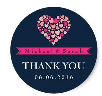 1 5inch Navy Blue Pink Small Hearts font b Wedding b font font b Favor b