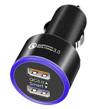 

Dorwee Car USB Charger Quick Charge 3.0 Mobile Phone Charger Dual USB Fast QC 3.0 Car Charger for Iphone Samsung Xiaomi Charger
