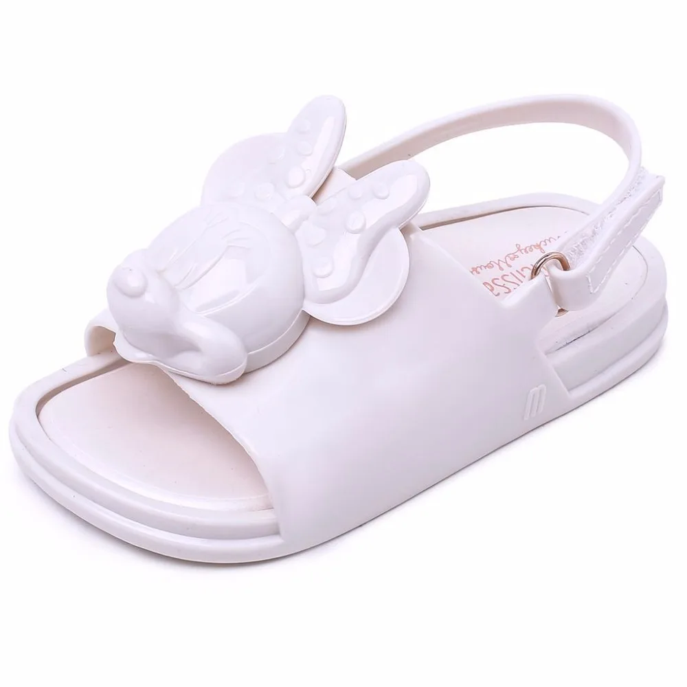 Melissa Twins Mickey Head Новинка лета 2019 3D обувь новые прозрачные сандалии для девочек