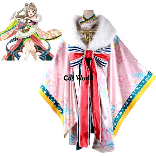 Love Live Kotori Minami Kimono Yukata Dress Cosplay Costume Outfit LoveLive