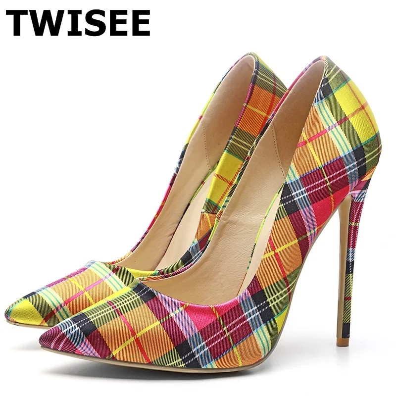 

zapatos mujer Pumps sapatos de salto alto new style fashion point toe thin high heels 12 cm comfort shallow red blue