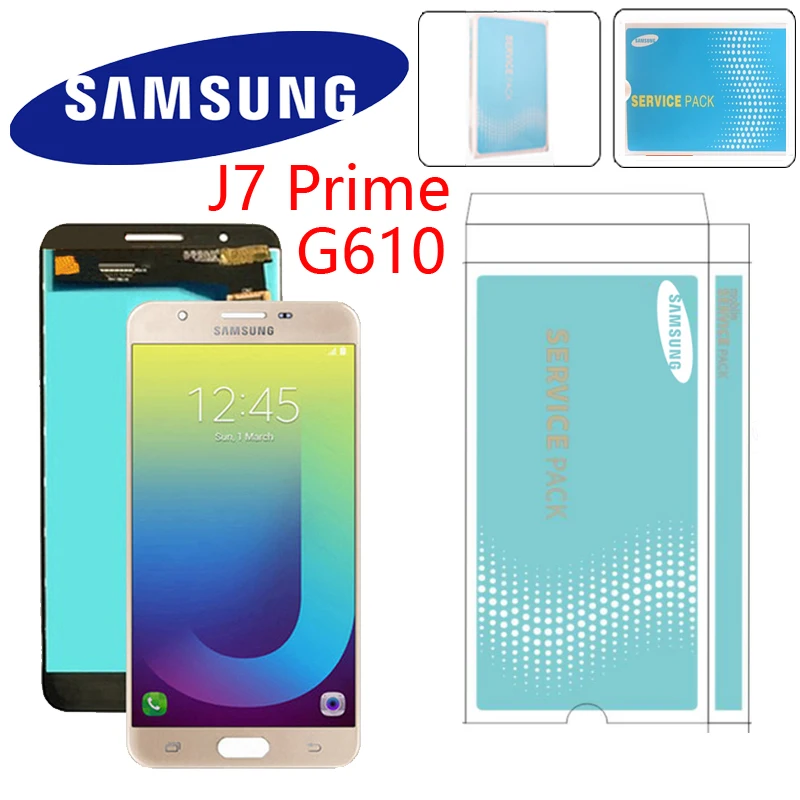 Оригинальный дисплей 5 ''для Samsung Galaxy J7 J727 SM J727P J727V ЖК с сенсорным экраном и