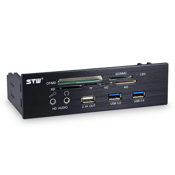 STW 3025 multi memory card reader,high speed desktop card reader,front