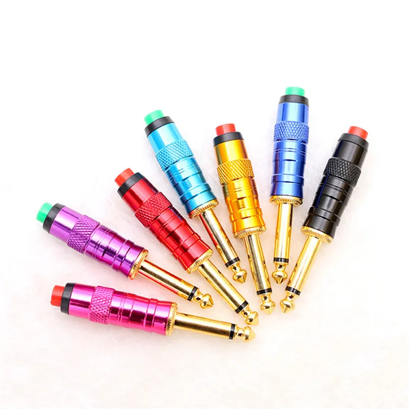 

Permanent Makeup Tools 1Pcs Colorful Metal Wireless Tattoo Foot Pedal Switch For Tattoo Power Supply Machine Clipcord