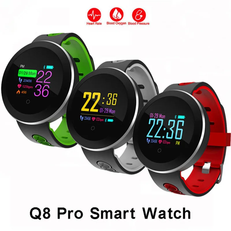 

Top Heart Rate Smart Band IP68 Waterproof Support Blood Pressure Oxygen Monitoring Weather Smart Watches Mens Woman Band