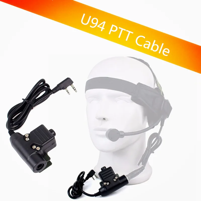 HD01 Z Tactical Bowman Elite II Headset U94 PTT for Kenwood BaoFeng UV-5R UV-82 UV-82HX UV-6R GT-3 DM-5R PLUS Portable radio | Мобильные
