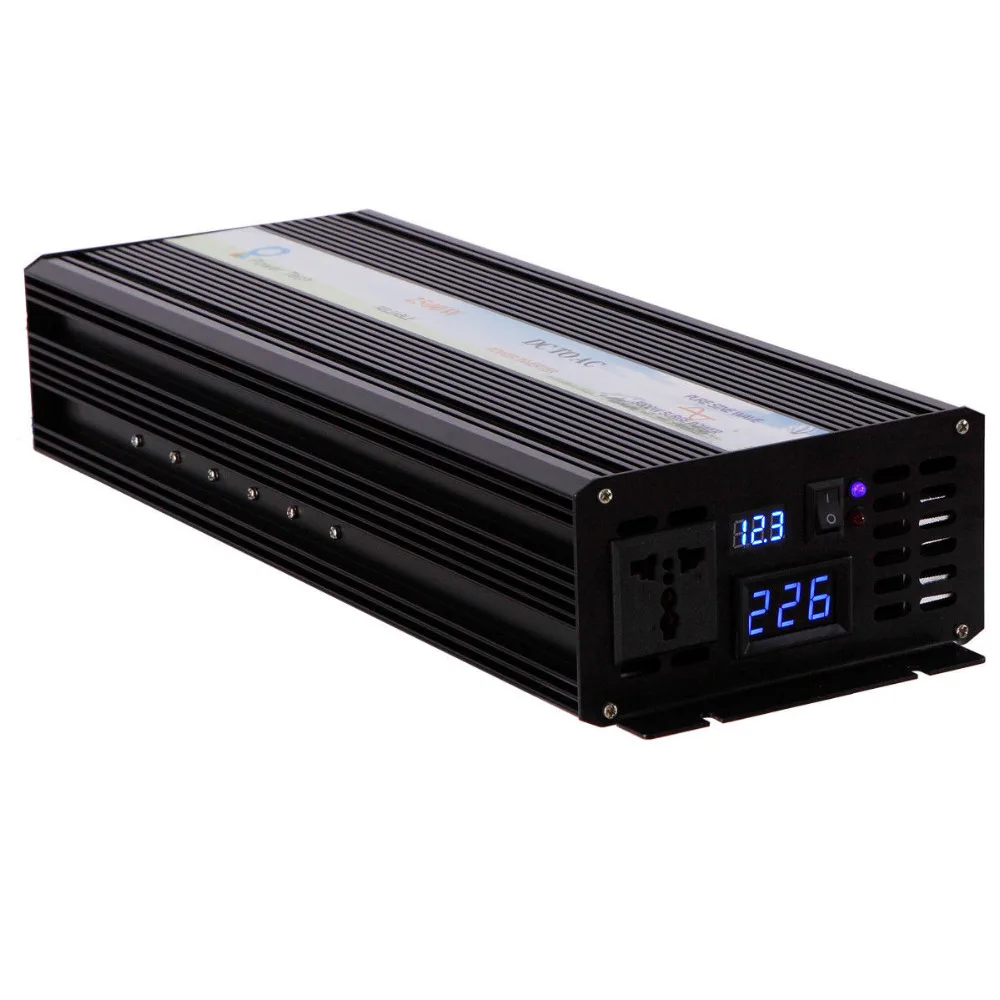 2500W Pure Sine Wave Inverter Solar Inverter 24V 220V DC to AC Car