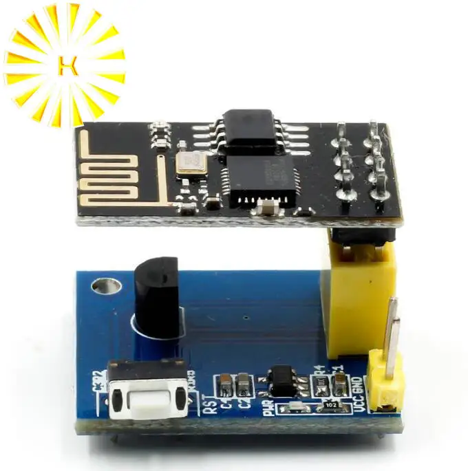 ESP 01 ESP01 DS18B20 модуль датчика температуры и влажности Esp8266 Wifi Беспроводная плата