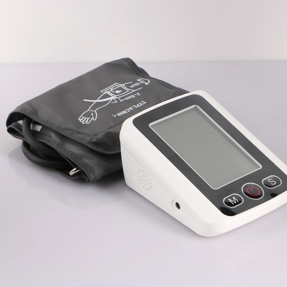

Home Electronic Blood Pressure Monitor Medical Equipment Tonometer Automatic Upper Arm Blood Pressure Monitor Machine Apparatus