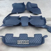 Высокое качество! Специальные коврики для правого привода Nissan Patrol Y62 7 мест-2011 водонепроницаемые ковры