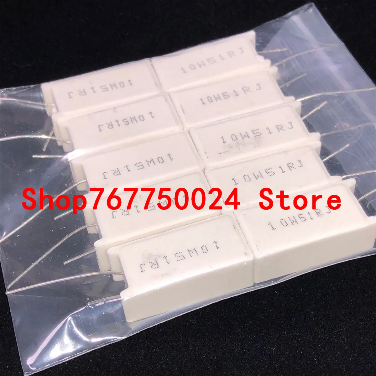 

5PCS/LOT Original new 100% RX27-5 10W51R cement 10W 51 ohm J vertical resistance 10W51RJ