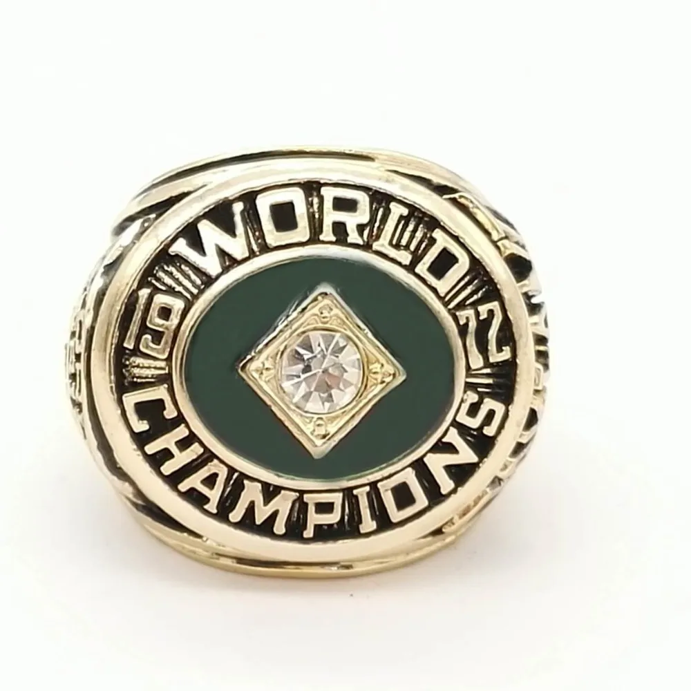 Drop Shipping Good Quality 1972 Oakland Athletics A s Major League Baseball Zinc Alloy Championship Rings