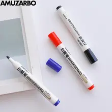 3 цвета Водонепроницаемая простая практичная стирающаяся ручка для белой доски художественный маркер стираемая доска дисплея ручка канцелярские принадлежности для студентов