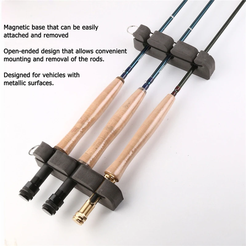 Buy 2pcs/lot 16.5x5x2.8cm Rod Holder Fly Fishing Car Rod Holder