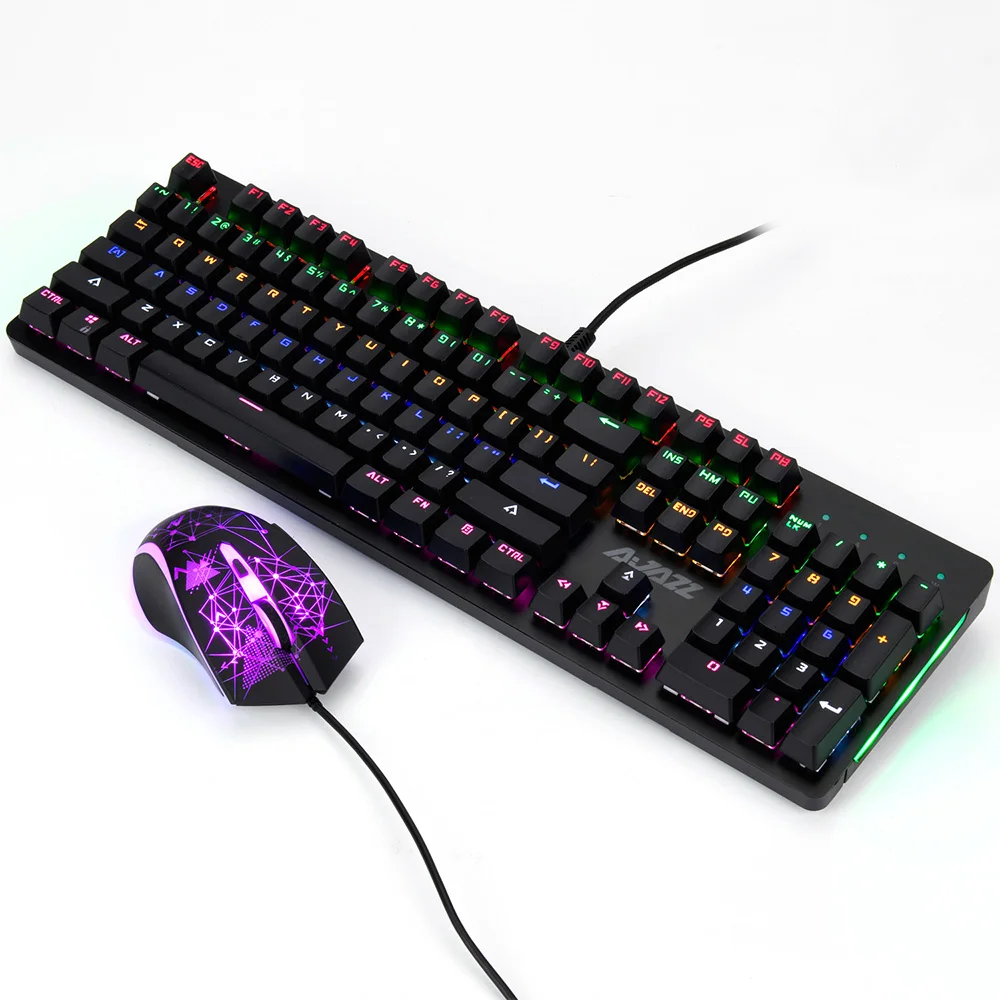 Клавиатура AJAZZ Механическая игровая 2400 точек/дюйм 104 клавиш с
