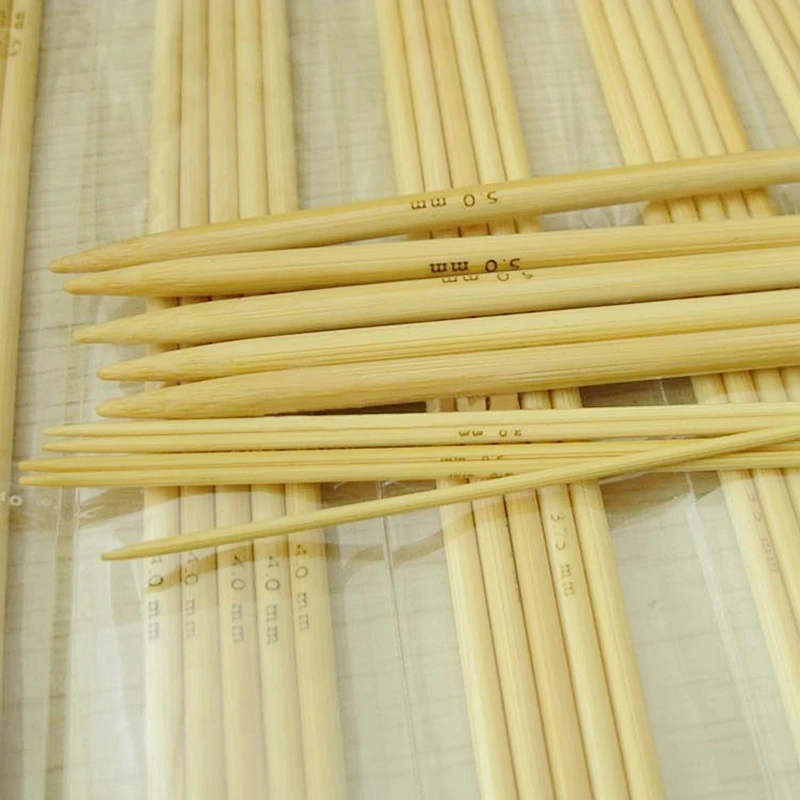 55 шт. Бамбуковые Спицы для вязания 20 см|knitting needles|knitting needles double pointeddouble pointed knitting |