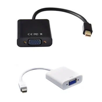 

10pcs/lots Mouse over image to zoom New Mini DisplayPort to Female VGA Adapter TV AV Cable for Apple Macbook Air pro