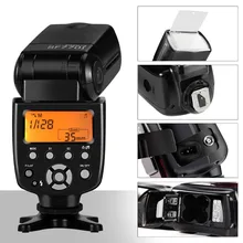 Sf770i flash speedlite para câmeras digitais, câmeras digitais canon, nikon, pentax, olympus, panasonic com flash de câmera padrão